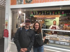 Jon meets Rachel Roddy at Testaccio Market