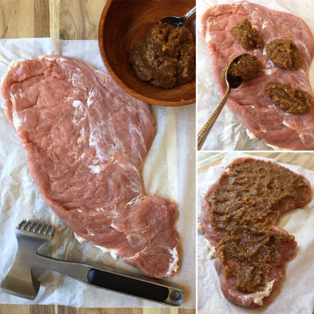 Preparing the Pork Filling