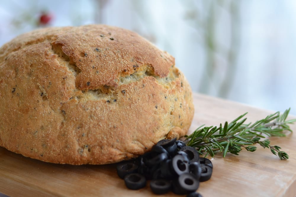 Fig and Olive Bread Recipe from Tavola Mediterranea