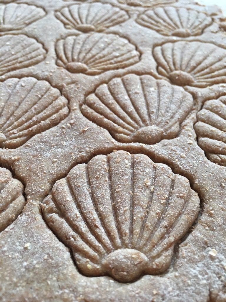 Clam Shell Spelt Biscuits with Defrutum Glaze