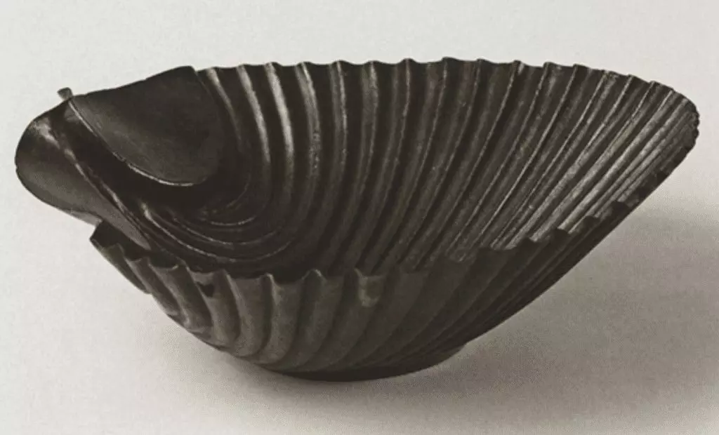 Bronze Clam Shell Vessel from Pompeii