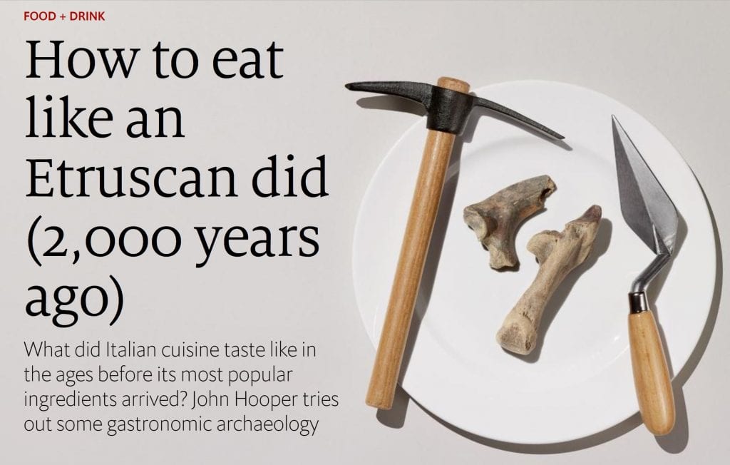 The Economist – 1843 Magazine (UK) – How to eat like an Etruscan did (2,000 years ago)