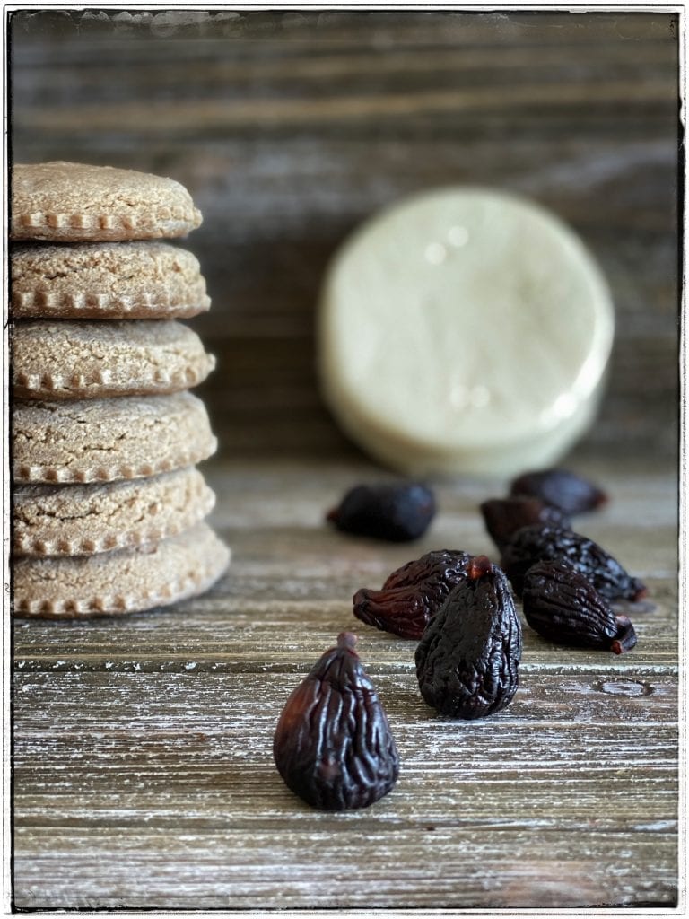 Pharmakos Barley Cakes with Cheese and Figs | Tavola Mediterranea