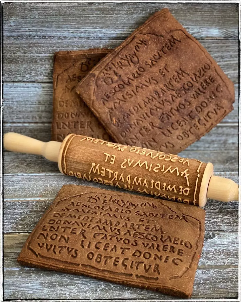 Curse like a Roman: The COVID Curse Tablet Rolling Pin